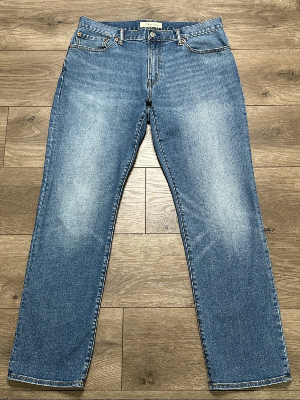 Gap‎ 31” Straight Stretch Blue Jeans Size 34